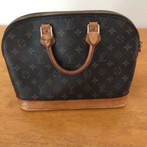 Authentic Louis Vuitton Monogram Alma Satchel